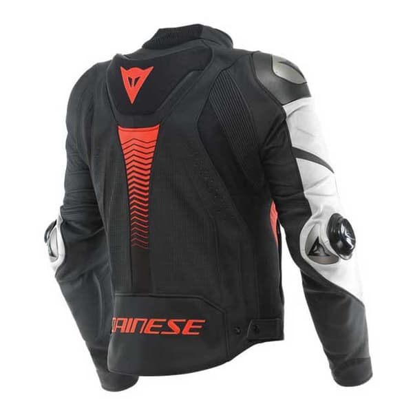Dainese Perforeret Læderjakke Super Speed 4 Rød,Sort 60 Mand