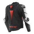 Miniatyrbillede 2 af 2: Dainese Perforeret Læderjakke Super Speed 4 Rød,Sort 48 Mand