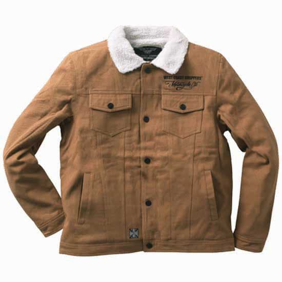 West Coast Choppers Takki Sherpa Lined Canvas Ruskea 3XL Mies