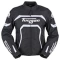 Miniatyrbillede 1 af 4: Furygan Jakke Mystic Evo Hvid,Sort 2XL Kvinde