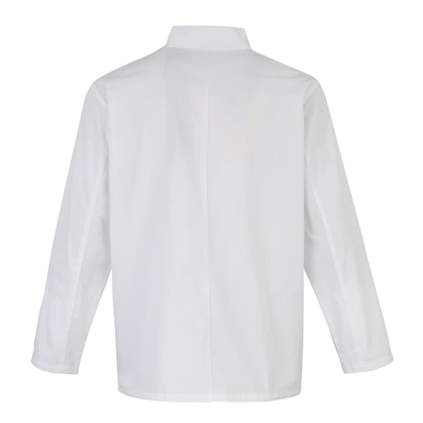 Premier Unisex Adult Stud Front Long-Sleeved Chef Jacket