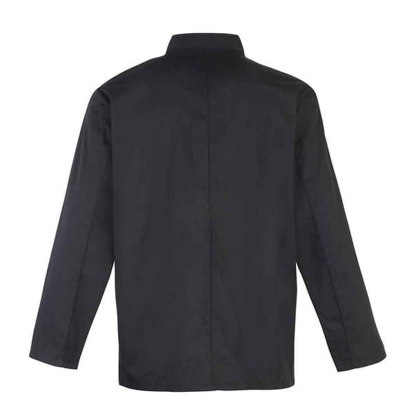 Premier Unisex Adult Stud Front Long-Sleeved Chef Jacket