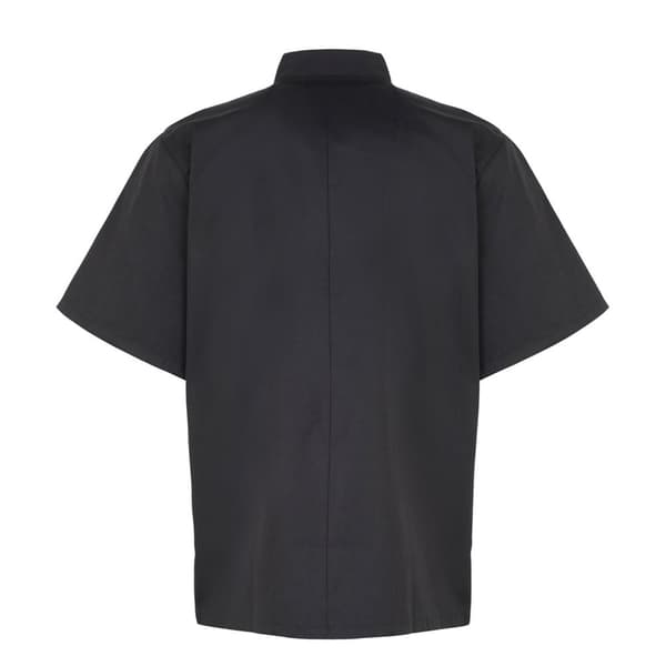 Premier Unisex Adult Stud Front Short-Sleeved Chef Jacket