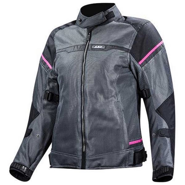 Ls2 Textil Takki Riva Musta,Harmaa XL Nainen