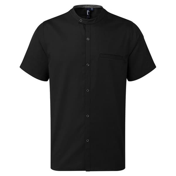 Premier Unisex Adult Recyclight Short-Sleeved Chef Shirt