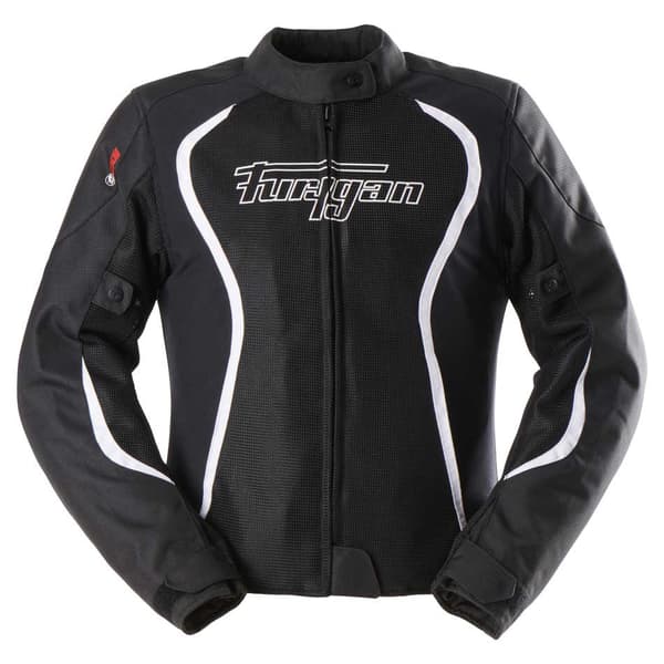 Furygan Jakke Odessa Vented 3in1 Sort 2XL Kvinde