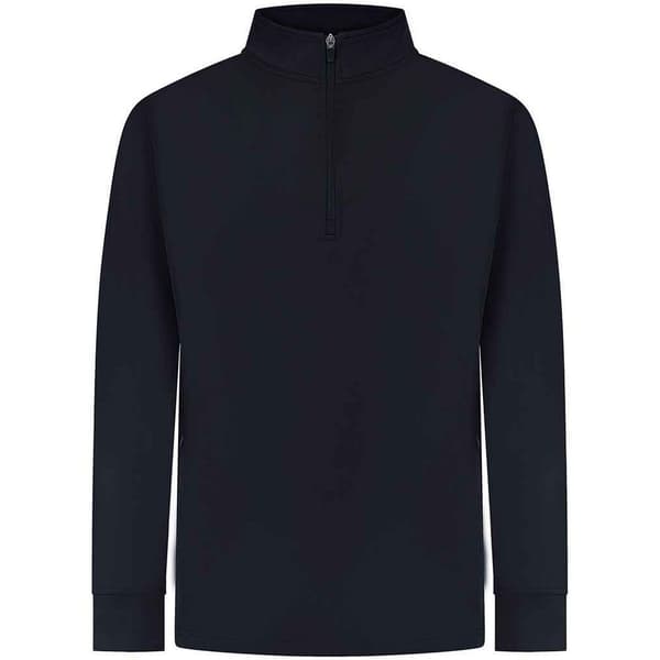 Finden & Hales Mens Quarter Zip Tracksuit Top Navy S