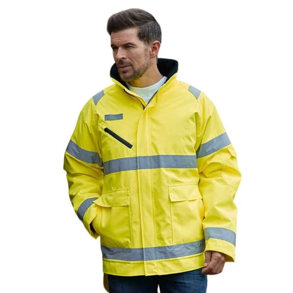 Yoko Unisex vuxen Fontaine Hi-Vis stormjacka