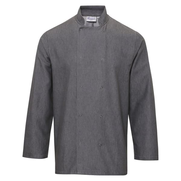 Premier Unisex Adult Wrap Over Long-Sleeved Chef Jacket