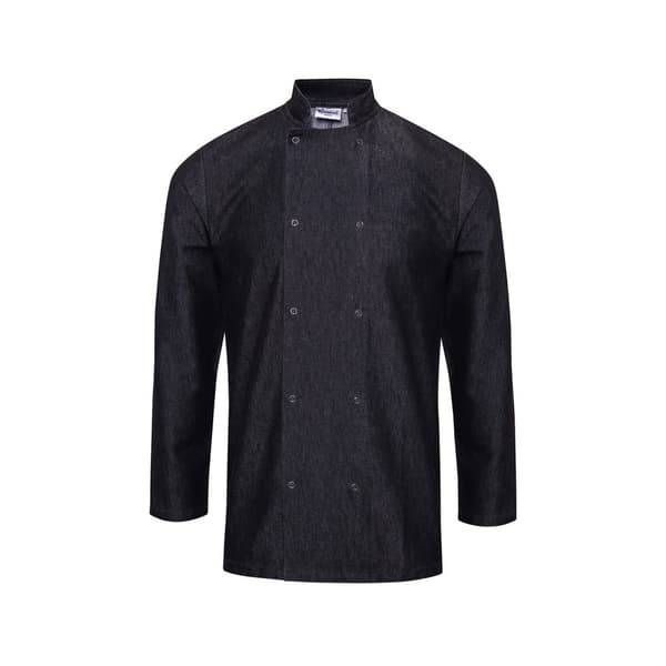 Premier Unisex Adult Wrap Over Long-Sleeved Chef Jacket