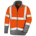 Pikkukuva 1 / 2: SAFE-GUARD by Result Mens Microfleece Hi-Vis Rail Jacket