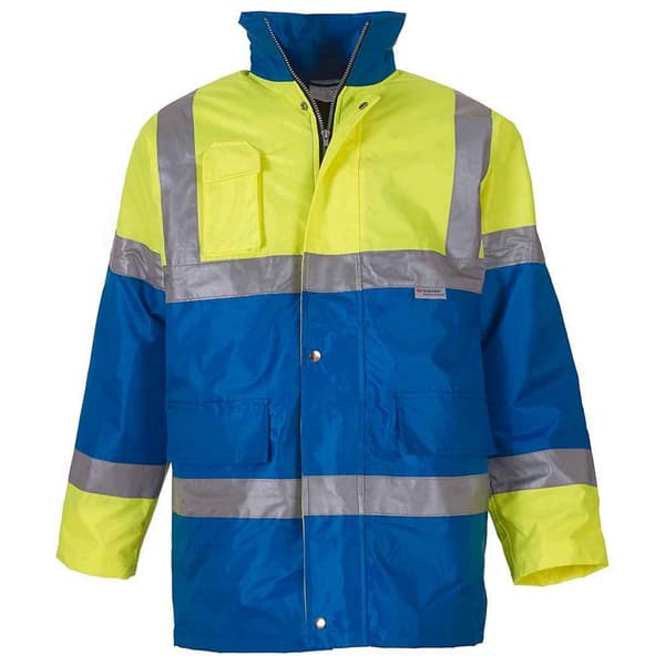 Yoko Unisex Adult Contrast Hi-Vis Jacket