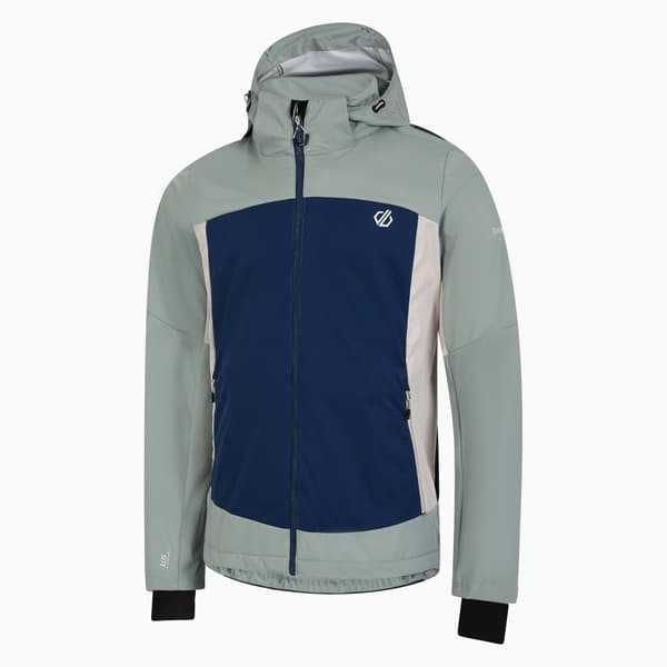 Dare 2B Mens Mountaineer Soft Shell Jacket Olivine Green/Black M