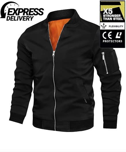 KEVLAR BOMBERJACKA CE AA 17092:2020 BLACK MC JACKA - MCV DS1