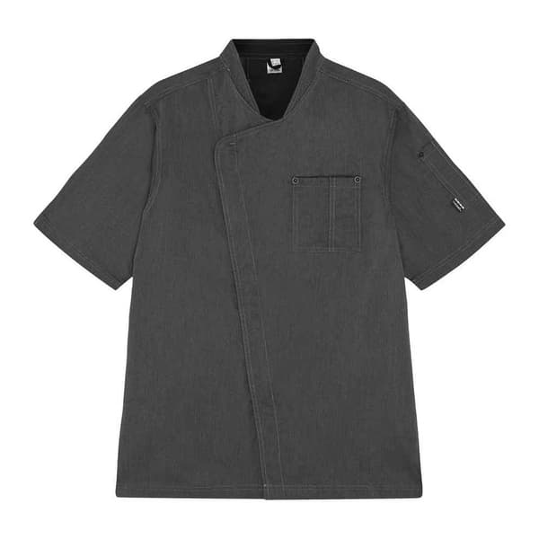 Le Chef Mens Asymmetric Chef Jacket