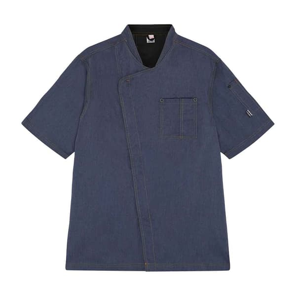 Le Chef Mens Asymmetric Chef Jacket