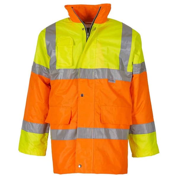 Yoko Unisex Adult Contrast Hi-Vis Jacket