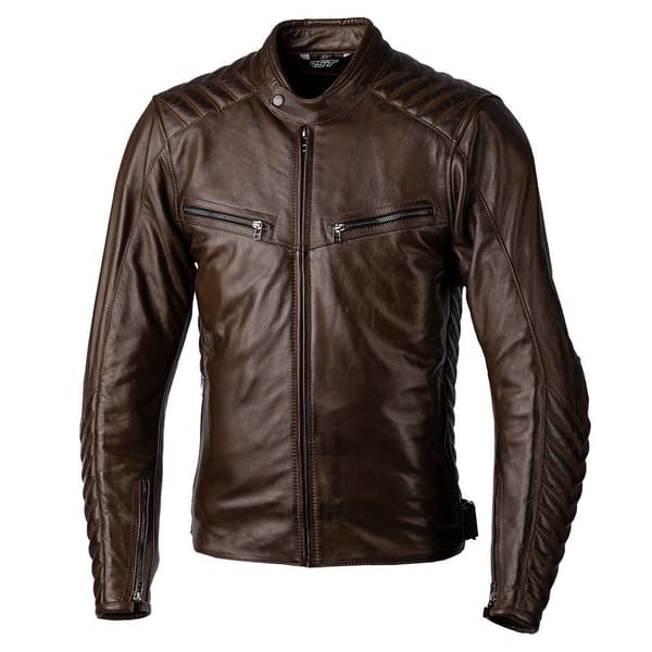 Rst Läderjacka Roadster 3 Ce Brun XL Man