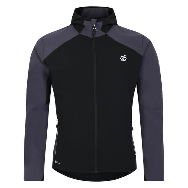 Dare 2B Mens Lattitudinal II Soft Shell Jacket Black/Ebony 3XL
