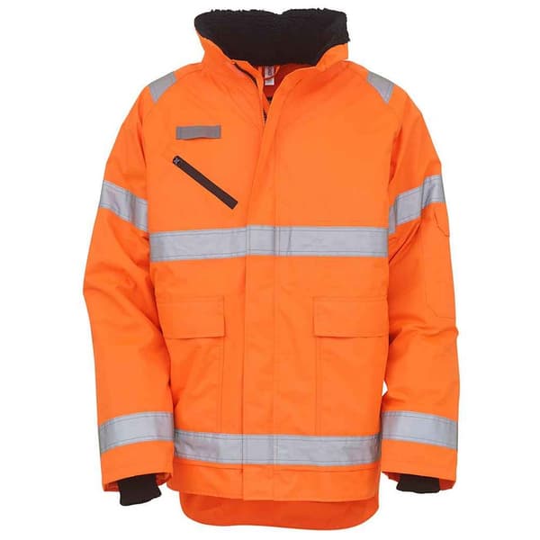 Yoko Unisex Adult Fontaine Safety Storm Jacket Orange L