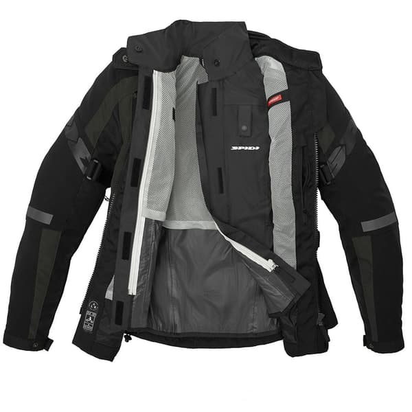 Spidi Jakke Dame 4 Season Evo Sort M Kvinde
