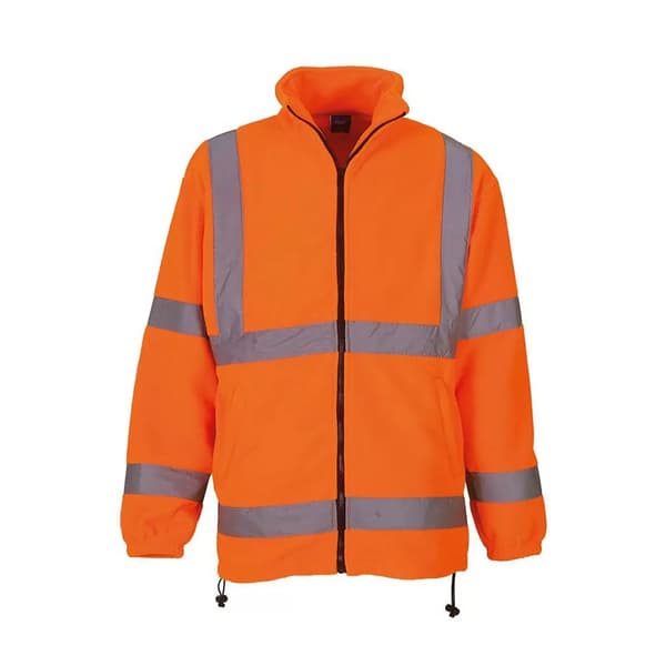 Yoko Unisex vuxen tungvikts Hi-Vis fleecejacka
