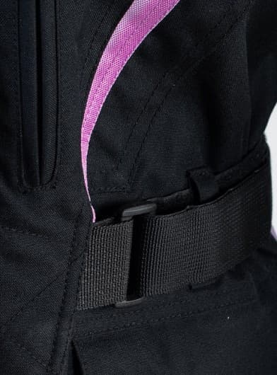 DAM BLACK/PINK ALLVÄDERS JACKA TEXTIL MC JACKA MCV DS5