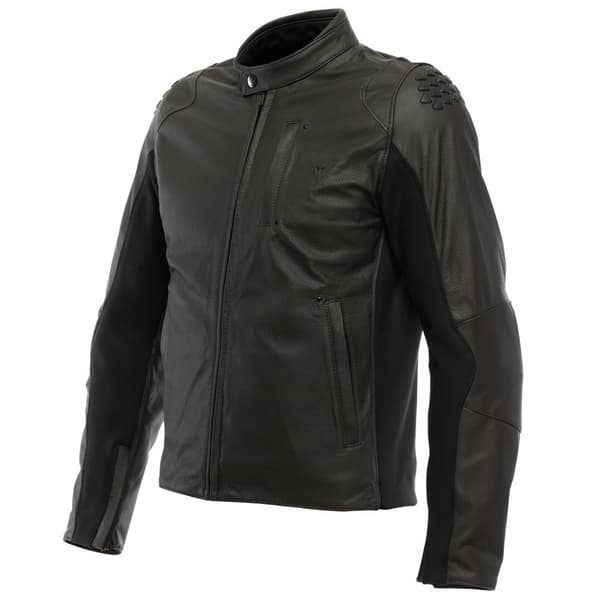 Dainese Rei´itetty Nahkatakki Istrice Musta 52 Mies