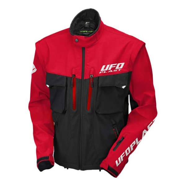 Ufo Jacka Taiga With Protections Röd L Man