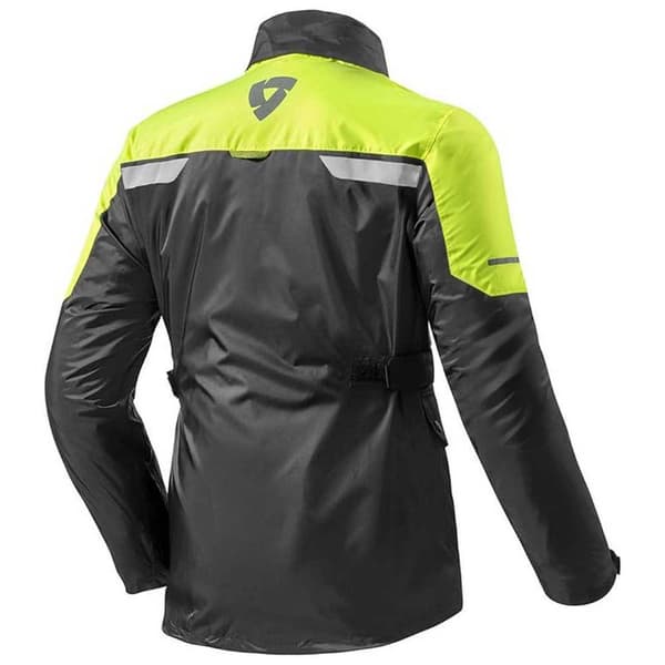 Revit Regnjakke Nitric 2 H2o Gul,Sort XS Mand