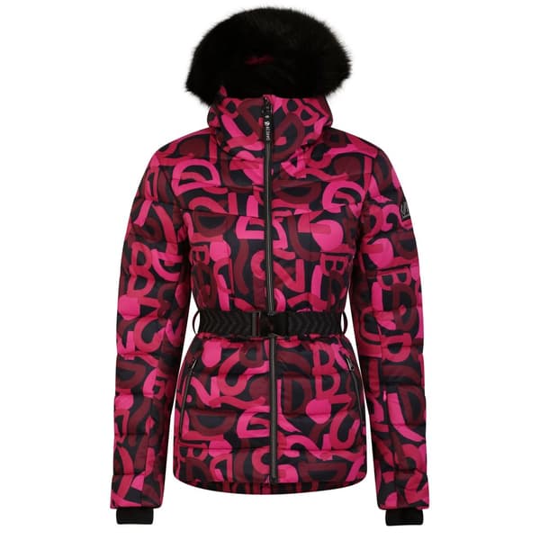 Dare 2B Womens/Ladies Crevasse Ski Jacket Pure Pink 12 UK