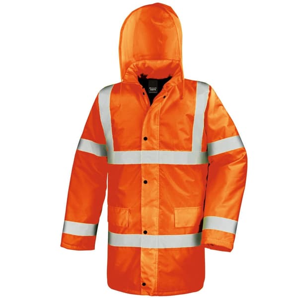 Result Core Unisex vuxen motorväg Hi-Vis säkerhetsjacka