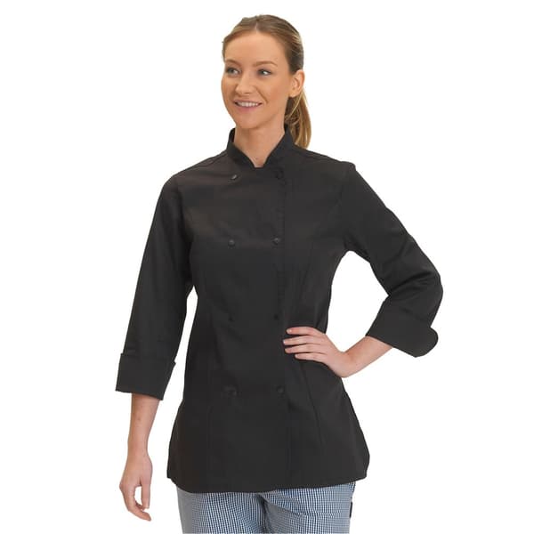 Dennys Womens/Ladies Premium Long-Sleeved Chef Jacket