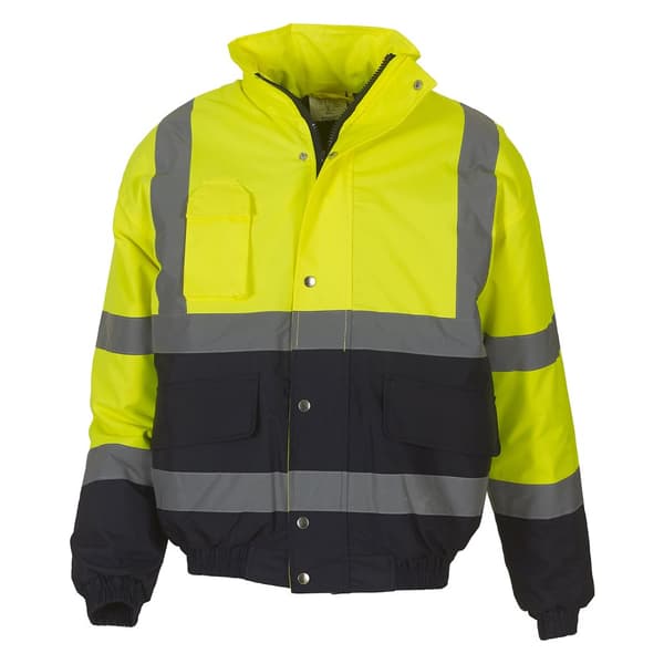 Yoko Unisex Adult Bomberjacka i två toner med hög visibilitet