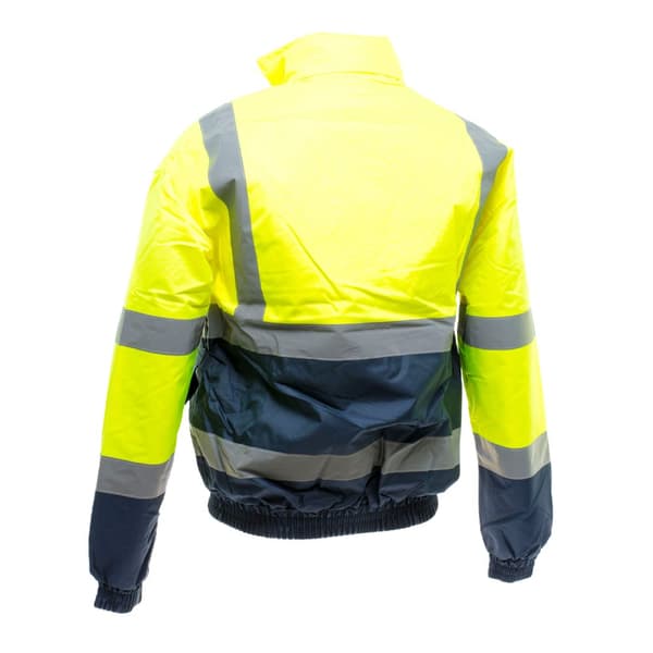 Yoko Unisex Adult Bomberjacka i två toner med hög visibilitet