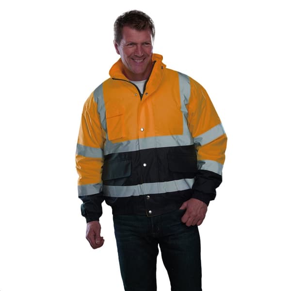 Yoko Unisex Adult Bomberjacka i två toner med hög visibilitet