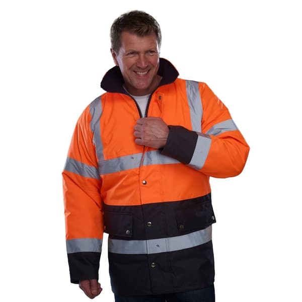 Yoko Unisex Adult Motorway Two Tone Hi-Vis Jacket