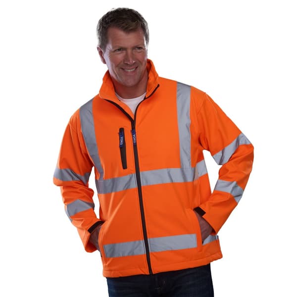 Yoko Unisex Adult High-Vis Soft Shell Jacket