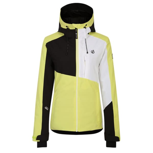 Dare 2B Womens/Ladies Chute Ski Jacket Yellow Plum/Black 10 UK