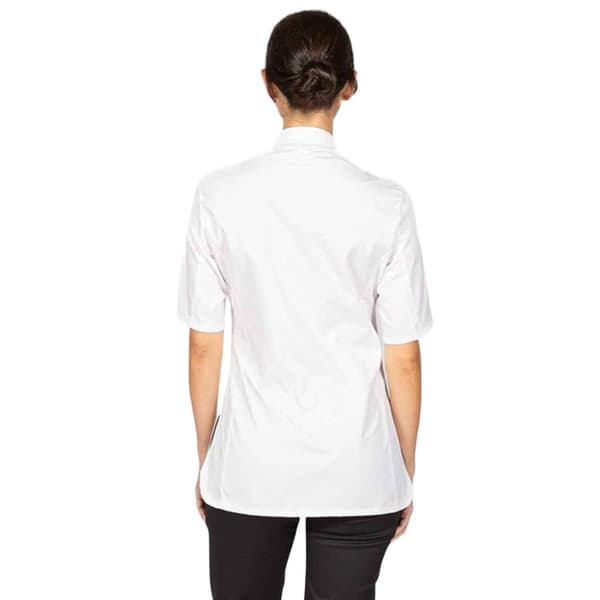 Dennys Womens/Ladies Premium Short-Sleeved Chef Jacket