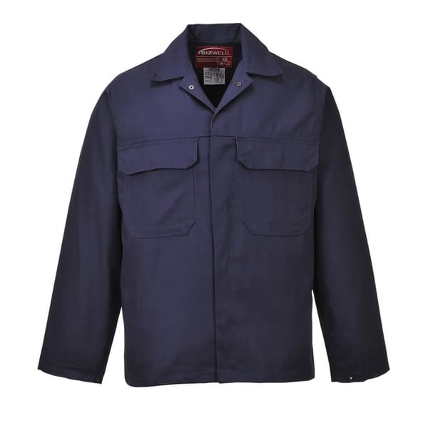 Portwest Bizweld flamsäker jacka för herrar Navy XL