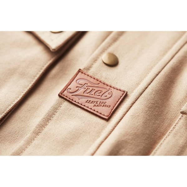 Fuel Motorcycles Safari Jacka Beige S Kvinna