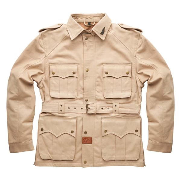 Fuel Motorcycles Safari Jacka Beige S Kvinna
