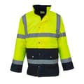 Miniatyrbillede 1 af 2: Yoko Unisex Adult Motorway Two Tone Hi-Vis Reflective Jacket