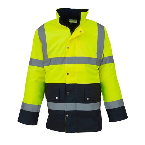 Yoko Unisex Adult Motorway Two Tone Hi-Vis Reflective Jacket