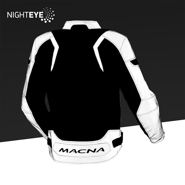 Macna Velotura Night Eye Takki Musta 2XL Mies