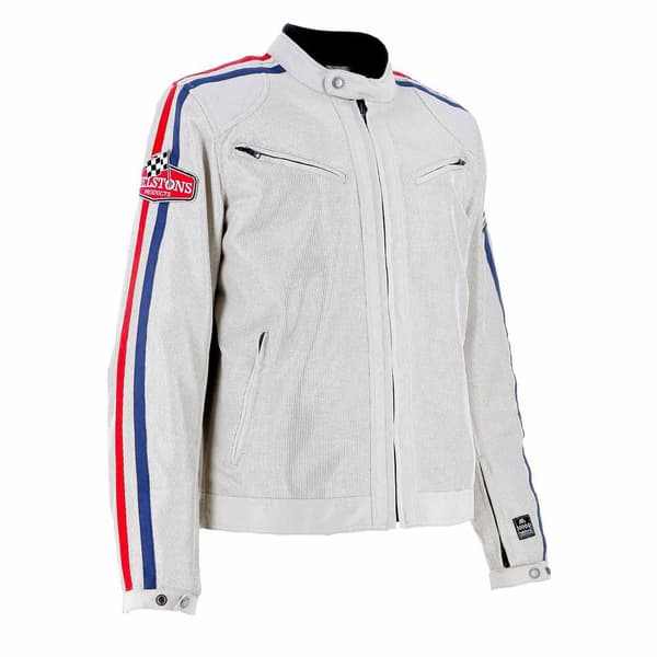 Helstons Racing Air Jacka Vit 2XL Man