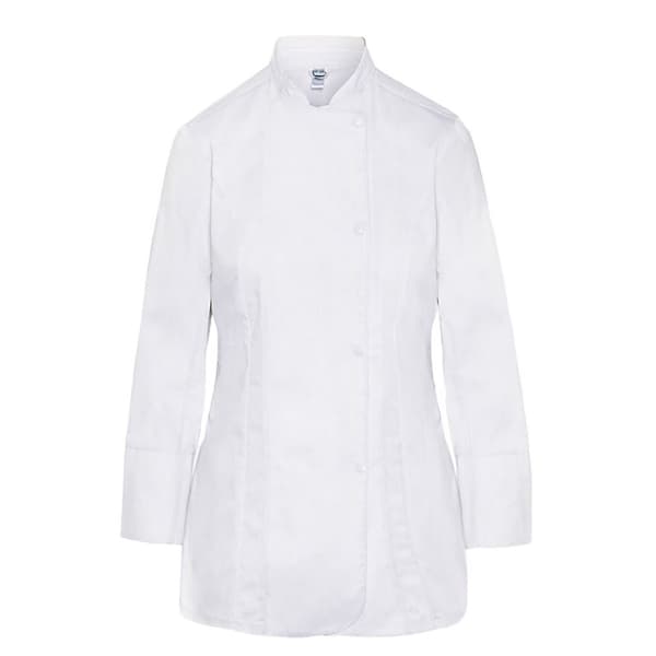 Dennys Womens/Ladies Premium Long-Sleeved Chef Jacket White S