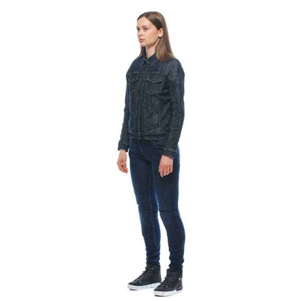 Dainese Denim Tex Takki Sininen 40 Nainen