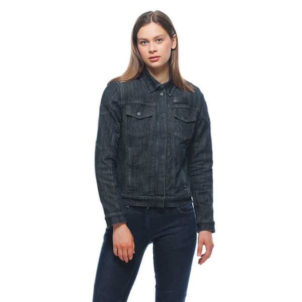 Dainese Denim Tex Takki Sininen 40 Nainen